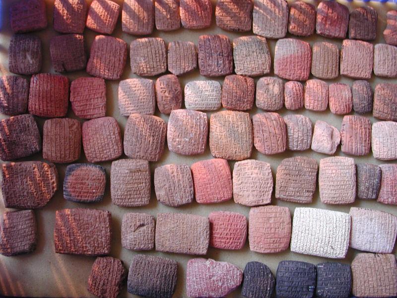 Tablets from the archive of Ali-ahum and his son Aššur-taklāku excavated in 1993 at Kültepe. Photo C. Michel. ©Kültepe Archaeological Mission.
Tablets from the archive of Ali-ahum and his son Aššur-taklāku excavated in 1993 at Kültepe. Photo C. Michel. ©Kültepe Archaeological Mission.